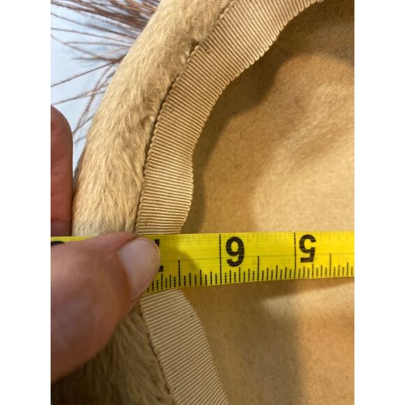 Vintage Monterey women's Tan Brown Hat Made in Italy Imported Body Lemington - Picture 10 of 12